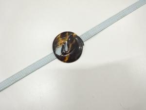 アンティーク　鼈甲・珊瑚帯留め・正絹手組三分紐セット
